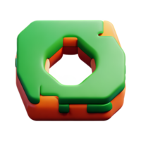 maze 3d rendering icon illustration png