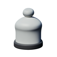 chef hat 3d rendering icon illustration png