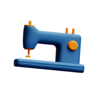 sewing 3d rendering icon illustration png