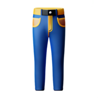 jeans 3d tolkning ikon illustration png