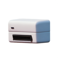 air conditioner 3d rendering icon illustration png