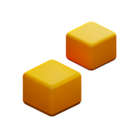 honeycomb 3d rendering icon illustration png