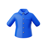 surdimensionné chemise 3d le rendu icône illustration png