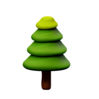 pine 3d rendering icon illustration png