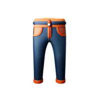 jeans 3d renderen icoon illustratie png