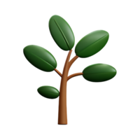 olive branch 3d rendering icon illustration png