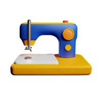 de coser 3d representación icono ilustración png