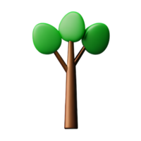 foliage 3d rendering icon illustration png