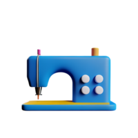 sewing 3d rendering icon illustration png