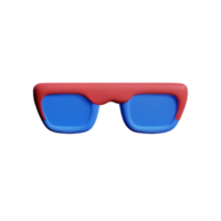 oog bril 3d renderen icoon illustratie png