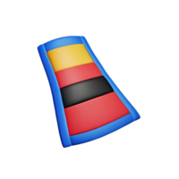 blanket 3d rendering icon illustration png