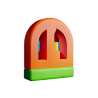 Labyrinthe 3d le rendu icône illustration png