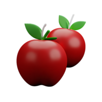 berries 3d rendering icon illustration png