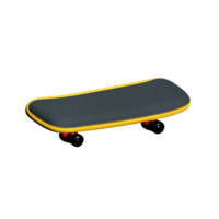 skateboard 3d interpretazione icona illustrazione png