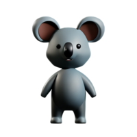 koala 3d interpretazione icona illustrazione png