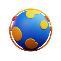 monde globe 3d le rendu icône illustration png