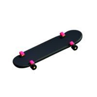 skateboard 3d interpretazione icona illustrazione png