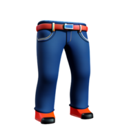jeans 3d rendering icon illustration png