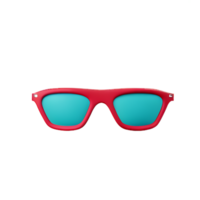 eye glasses 3d rendering icon illustration png