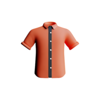 oversize shirt 3d rendering icon illustration png