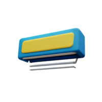 air conditioner 3d rendering icon illustration png