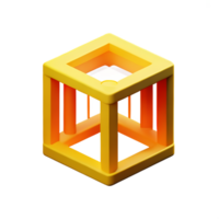 maze 3d rendering icon illustration png