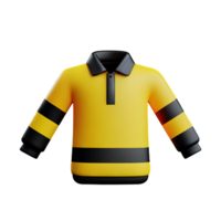 oversize shirt 3d rendering icon illustration png