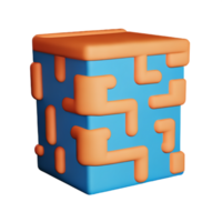 Labyrinthe 3d le rendu icône illustration png