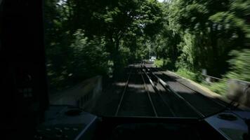 Railway timelapse - handheld shot video