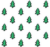 Vector hand drawn doodle sketch spruce tree