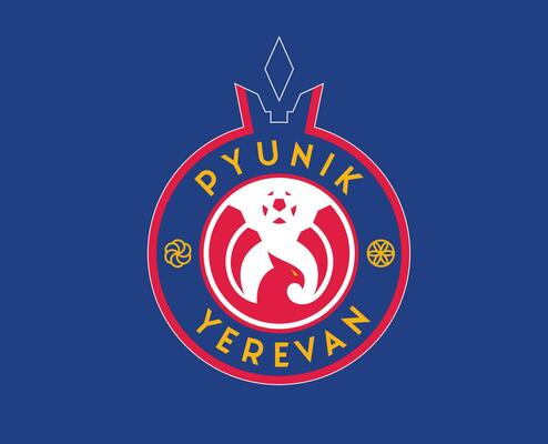 FC Pyunik Erevan Club Logo Symbol Armenia League Football Abstract Design  Vector Illustration With Black Background 29255187 Vector Art at Vecteezy