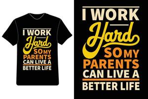 Parents Day t-shirt design, Love my parents gear, Parents Day gift ideas, Family love t-shirts, Mom and Dad appreciation. vector