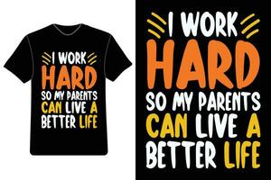 Parents Day t-shirt design, Love my parents gear, Parents Day gift ideas, Family love t-shirts, Mom and Dad appreciation. vector