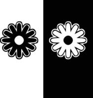 resumen sin costura modelo con siluetas flores en negro y blanco. floral repitiendo monocromo antecedentes. interminable impresión textura. tela diseño. fondo de pantalla - vector