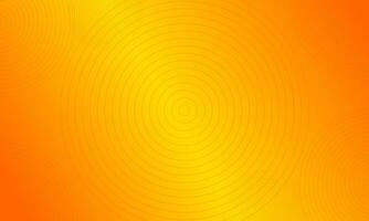 Abstract gradient background made of circle lines in orange colors vector