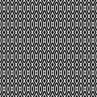 resumen sin costura modelo con siluetas flores en negro y blanco. floral repitiendo monocromo antecedentes. interminable impresión textura. tela diseño. fondo de pantalla - vector