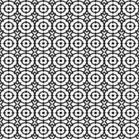 Abstract seamless pattern with silhouettes flowers in black and white. Floral repeating monochrome background. Endless print texture. Fabric design. Wallpaper - vector
