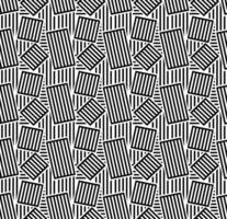 Abstract seamless pattern with silhouettes flowers in black and white. Floral repeating monochrome background. Endless print texture. Fabric design. Wallpaper - vector