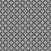 resumen sin costura modelo con siluetas flores en negro y blanco. floral repitiendo monocromo antecedentes. interminable impresión textura. tela diseño. fondo de pantalla - vector