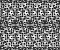 Abstract seamless pattern with silhouettes flowers in black and white. Floral repeating monochrome background. Endless print texture. Fabric design. Wallpaper - vector