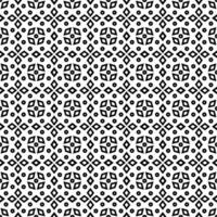 Abstract seamless pattern with silhouettes flowers in black and white. Floral repeating monochrome background. Endless print texture. Fabric design. Wallpaper - vector
