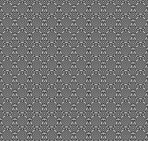 Abstract seamless pattern with silhouettes flowers in black and white. Floral repeating monochrome background. Endless print texture. Fabric design. Wallpaper - vector