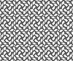 Abstract seamless pattern with silhouettes flowers in black and white. Floral repeating monochrome background. Endless print texture. Fabric design. Wallpaper - vector