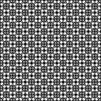 Abstract seamless pattern with silhouettes flowers in black and white. Floral repeating monochrome background. Endless print texture. Fabric design. Wallpaper - vector
