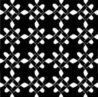 Abstract seamless pattern with silhouettes flowers in black and white. Floral repeating monochrome background. Endless print texture. Fabric design. Wallpaper - vector