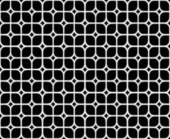 Abstract seamless pattern with silhouettes flowers in black and white. Floral repeating monochrome background. Endless print texture. Fabric design. Wallpaper - vector