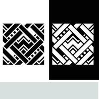 Abstract seamless pattern with silhouettes flowers in black and white. Floral repeating monochrome background. Endless print texture. Fabric design. Wallpaper - vector