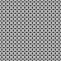 resumen sin costura modelo con siluetas flores en negro y blanco. floral repitiendo monocromo antecedentes. interminable impresión textura. tela diseño. fondo de pantalla - vector