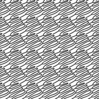 Abstract seamless pattern with silhouettes flowers in black and white. Floral repeating monochrome background. Endless print texture. Fabric design. Wallpaper - vector