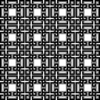 Abstract seamless pattern with silhouettes flowers in black and white. Floral repeating monochrome background. Endless print texture. Fabric design. Wallpaper - vector